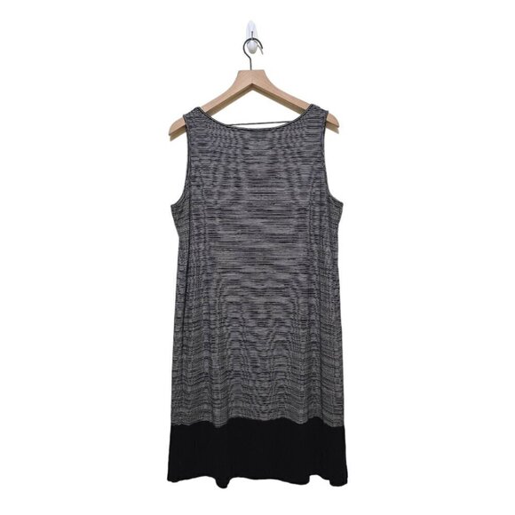 J. Jill Wearever Collection Sleeveless Stripe Colorblock Dress Sz L - Picture 1 of 10